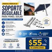 Soporte para paneles solares regulable - Img 58057295