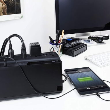 APC - Back-UPS BE600M1 con puerto de cargador USB y protector contra sobretensiones de 600 VA/330 va new 52815418 - Img 114275829
