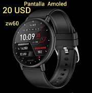 smart watch ZW60 PANTALLA AMOLED caja de metal y multiple funciones - Img 45705782