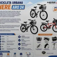 Bicicleta urbana 24" - Img 57804140