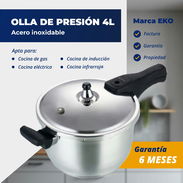 Olla de presión de 4 litros con junta de respuesta - Img 54877807