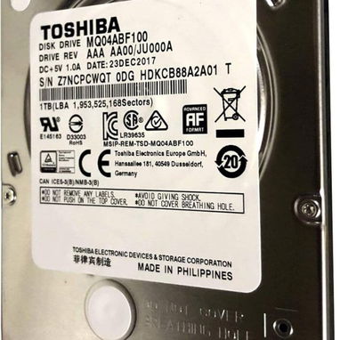 Disco Interno Toshiba 1TB 2.5¨ | PC y Accesorios | Nuevo | Garantía 5 | videojuegoshabana.com - Img 124159152