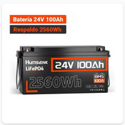 Batería Humsienk LiFePO4 12V 100Ah 1280Wh / 24V 100Ah 2560wh / 12V 200Ah 2560wh - Img 56810408