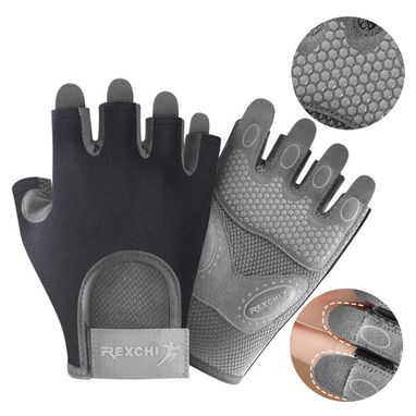 Guantillas o guantes para el gimnasio. Para Hombre o Mujer. Tallas S, M y L. Color Negro. Nuevas sin estrenar. 52419568 - Img 114184096