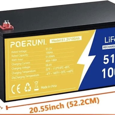 BATERIA DE LITIO 5.12 KW 51.2V 100AH MENSAJERIA INCLUIDA LA HABANA - 2/2