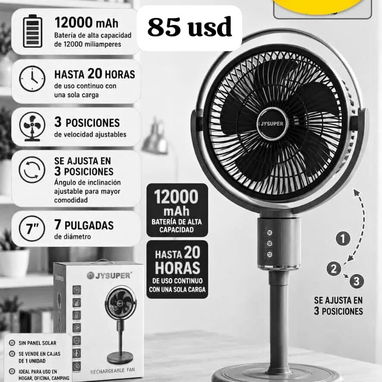 Ventiladores eléctricos y recargables - 4/7