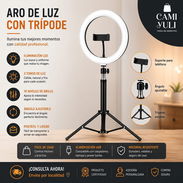 Aro de luz con trípode - Img 55824514