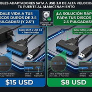 Adaptadores de discos duro 3.5 y 2.5 para hacerlos externos - Img 56097986