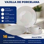 Set de vajillas de porcelana 16 piezas - Img 53946695