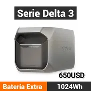 EcoFlow Batería Adicional Serie DELTA 3 - 1024Wh, Compatible con Delta 3/Delta 3 Plus/Delta 3 1500 Precio: 650USD💵 #564 - Img 54893080