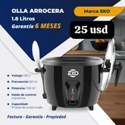 Arroceras EKO 1.8Lt colores disponibles: negro, rojo, blanco y gris - Img 55130060