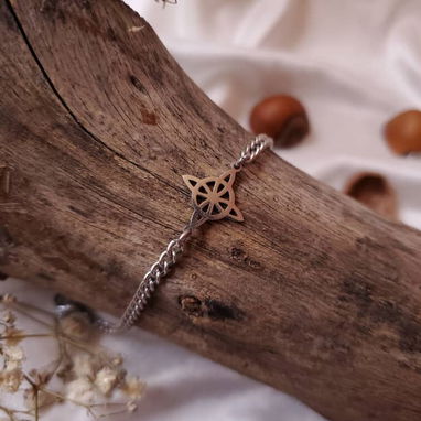 Pulseras, cadenas, manillas con Piedras Semipreciosas y acero inoxidable: Amatista, Cuarzo Rosa, Lapislázuli, etc. - 7/8