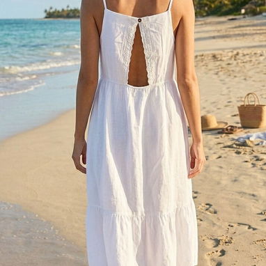 Vestido blanco de hilo - 2/4