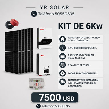 🔥🔥🔥LOS MEJORES PRECIOS EN KIT SOLARES PROFESIONALES CON"🔆YR Solar"  ✅El precio incluye el montaje y contrato con tod - Img 125669015