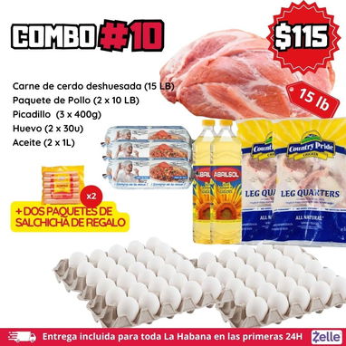 1 Combos comida HABANA ✔ CUP al toque ✔ Efectivo ✔ Transferencia ✔ Euro ✔ USD ✔ Bizum ✔ PayPal ✔Zelle - 4/10