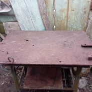 Vendo mesa de trabajo de herrería, con chapa de 10 mm de grosor - Img 45361794