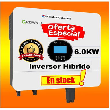 Solar Inversor Híbrido GROWATT 6.0KW - Img 122631617