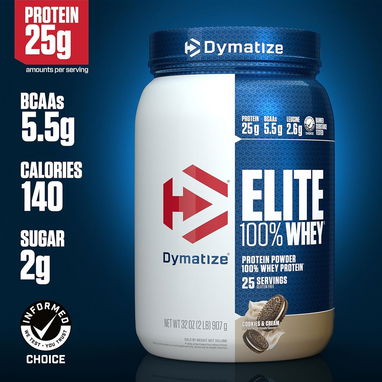 WHEY PROTEIN ELITE DYMATIZE 2LBS - 8/10