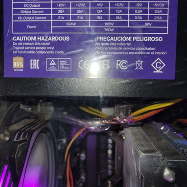 PC de escritorio para trabajar o para juegos GAMES, Chasis Game+ Board AsrhoK Z590 + i7 11th Gene - Img 123398379