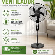 🌬️ VENTILADOR RECARGABLE MILEXUS 🌬️ ¡La solución perfecta para mantenerte fresco durante los apagones! ✅ Autonomía de - Img 56357805