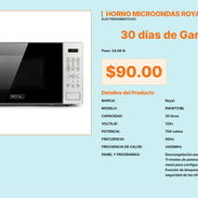 Horno Microondas Royal 20 Litros Digital, Microondas 20L Royal Descongelar por Peso VPT#-0534 - Img 55676962