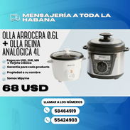 🍚 OLLA ARROCERA 0.6L + OLLA REINA ANALÓGICA 4L 🍲 💰 Precio: $68 - Img 55228917