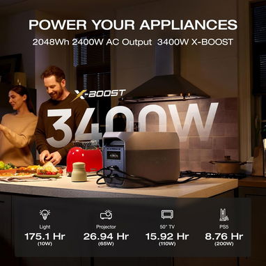 Ecoflow DELTA 3 Max (2,048Wh) - Estación de Energía – Planta Eléctrica - Img 127296746