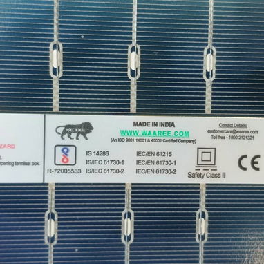Se vende Panel Solar WAAREE Bi-55-540 NUEVOO - 6/6
