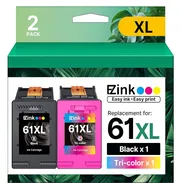 Cartucho de tinta 61XL remanufacturado para HP Ink 61 para HP 61, paquete combinado para usar con Envy 4500 5530 4502 45 - Img 49953384
