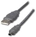 Belkin F3U139-06 Cable Mini B USB de 4 pines serie Pro de 6 pies 53828661 - Img 44940975