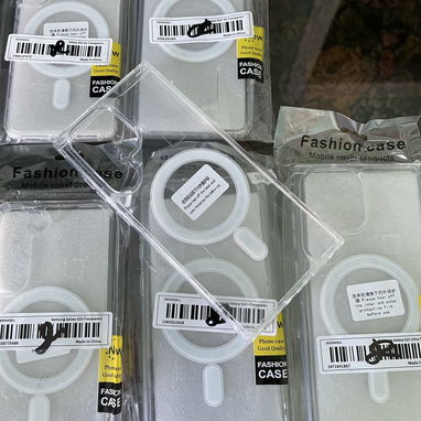 Forro transparente MagSafe anti caídas para Samsung del S20 al S24 ultra - Img 67429752