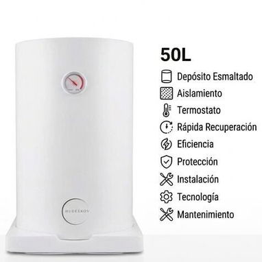 Calentador de Agua Eléctrico RUDENKOV de 30L y 50L 🔥 ✔️ 110 V - 3/3