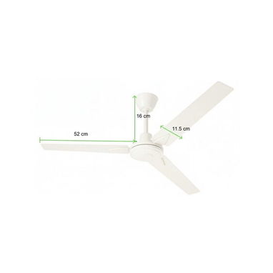 Ventilador de techo de 48" blanco Desmatt SCF-42 - Img 127954250