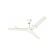 Ventilador de techo de 48" blanco Desmatt SCF-42 - Img 56837092