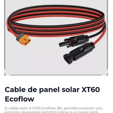 Cables para paneles solares (Ecoflow) - Img 121700853