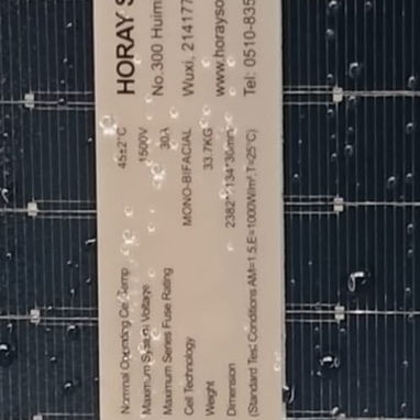 Panel Solar 615W Bifacial Venta X Unidad - 2/3
