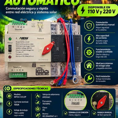 Baterías, inversores y transfers automáticos - 2/3