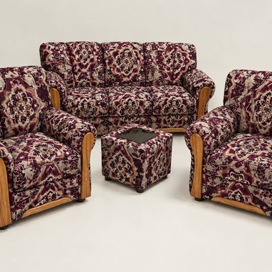 JUEGO DE MUEBLES MADERA BUENA - 10/10