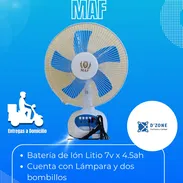 Ventilador Recargable MAF. Baterías de Litio. Duración de 8 horas garantizada. - Img 54063868