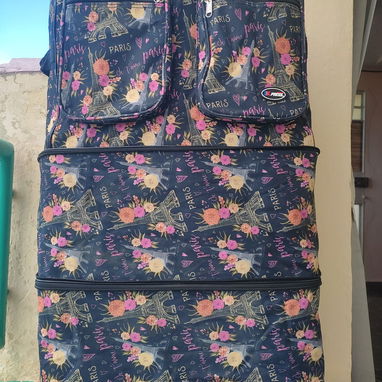 Ganga se venden dos maletas de 23 kg = 50 libras a 20 dólares cada una y un bolso de viaje con ruedas para 100 libras - 5/7
