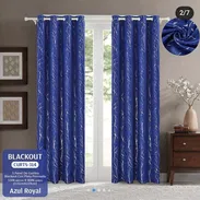 🔹 Juego de 2 Cortinas Estampadas Blackout 🪟 - Img 53878400
