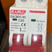 Breaker DC (Corriente Directa) EARU ,de 20A de 2 polos (Vedado) - Img 56076789