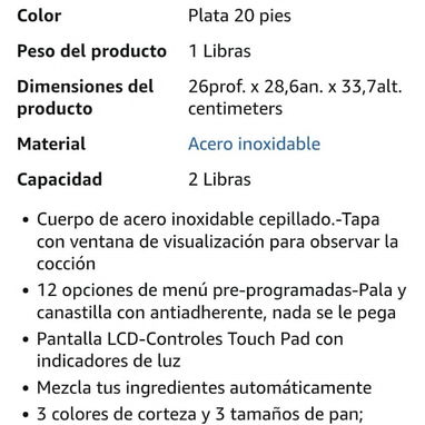 Maquina de hacer pan Cuisinart - Img 113794203
