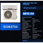 AIRE SPLIT 24K 220V MILEXUS . - Img 57495087