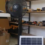 Ventiladores recargables con panel solar - Img 56312853