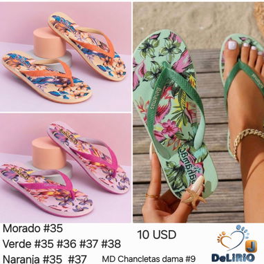 Chancletas para dama - 9/10