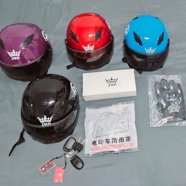 Bicimotos nuevas, alarma, 2 juegos de llaves + encendido x tarjeta electrónica, casco, capa y guantilla incluido - 7/7
