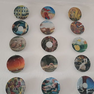 Colección de artex con plásticos de café. - 2/3