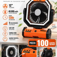 VENTILADOR PORTÁTIL F16 – 40.000 mAh Potencia y autonomía para mantenerte fresco incluso durante los apagones. Idea - Img 57403023