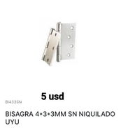 Bisagra de 4"x3" - Img 57976940
